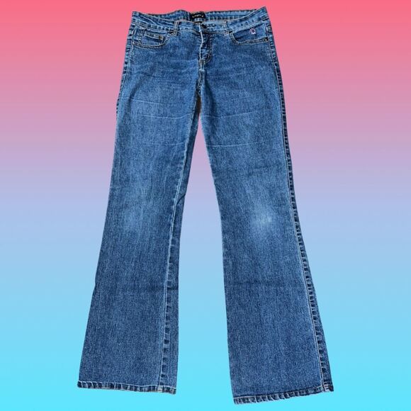 Vintage Juniors Playboy Denim Bootcut Jeans Size 7 30x32 #151 - Picture 6 of 6